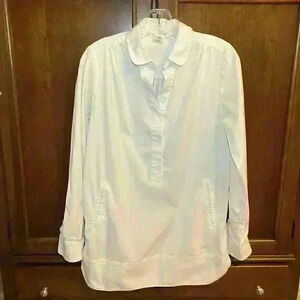 Workshop By Andrea Jovine‎ White Tunic With Pockets Size XS